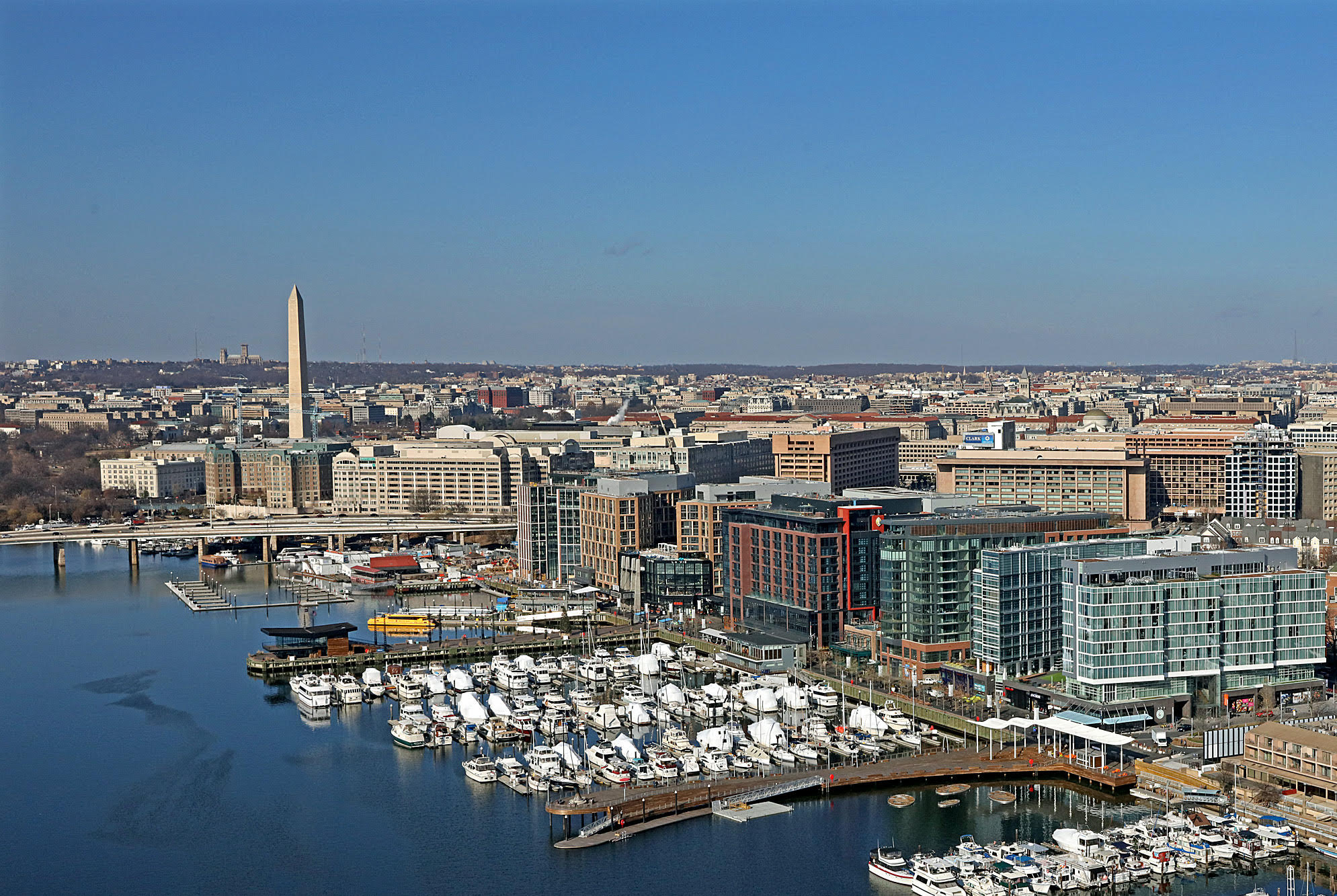 Image of DC waterfront and Washington Monument