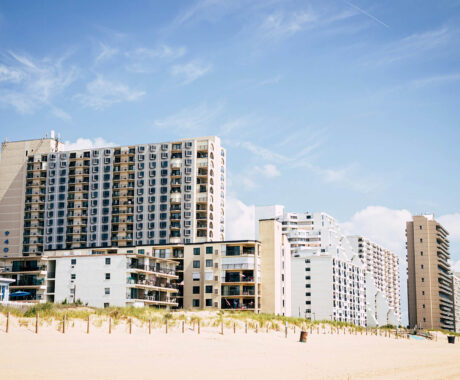buildings on the beach in Maryland